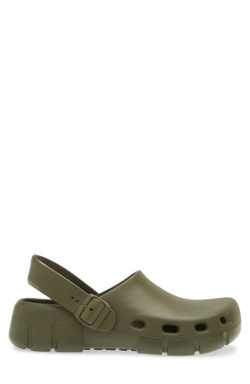 Birkenstock Birki Flow Clog In Khaki