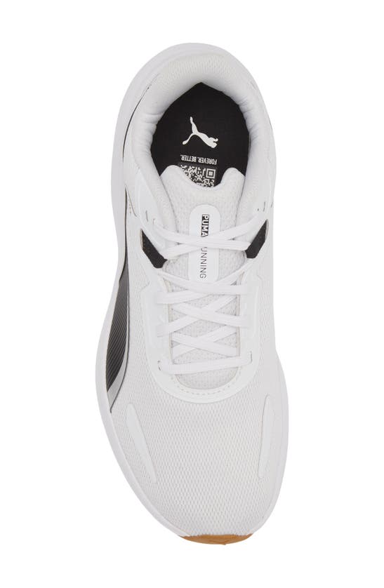 Shop Puma Skyrocket Lite Running Shoe In  White- Black-silver