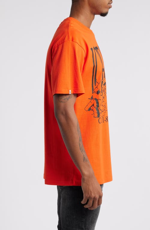 Shop Icecream Smile Logo Graphic T-shirt In Spicy Orange