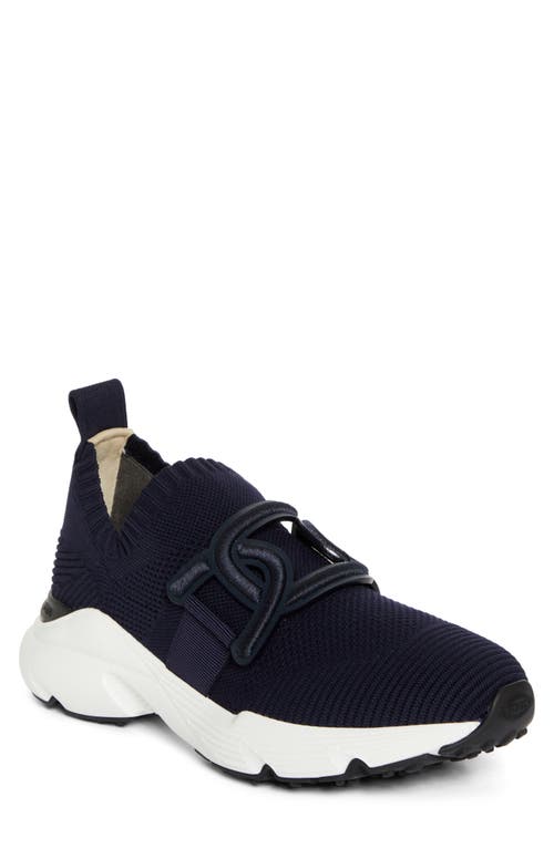 Shop Tod's Sport Run Slip-on Sneaker In Galassia Scuro