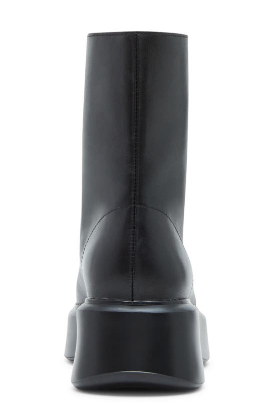 Shop Steve Madden Jones Platform Boot In Black Leather