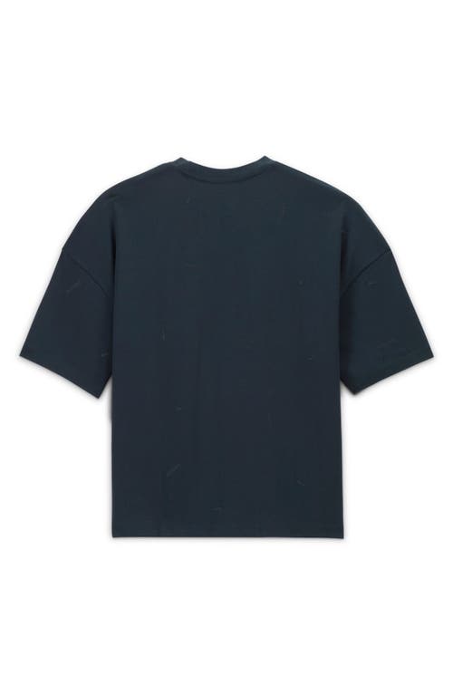 Nike Unisex X Jacquemus Short-sleeve T-shirt In Dark Obsidian