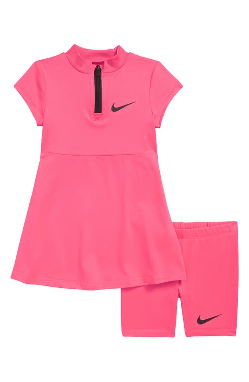Nike Kids' Sport Dress & Shorts in Hyper Pink