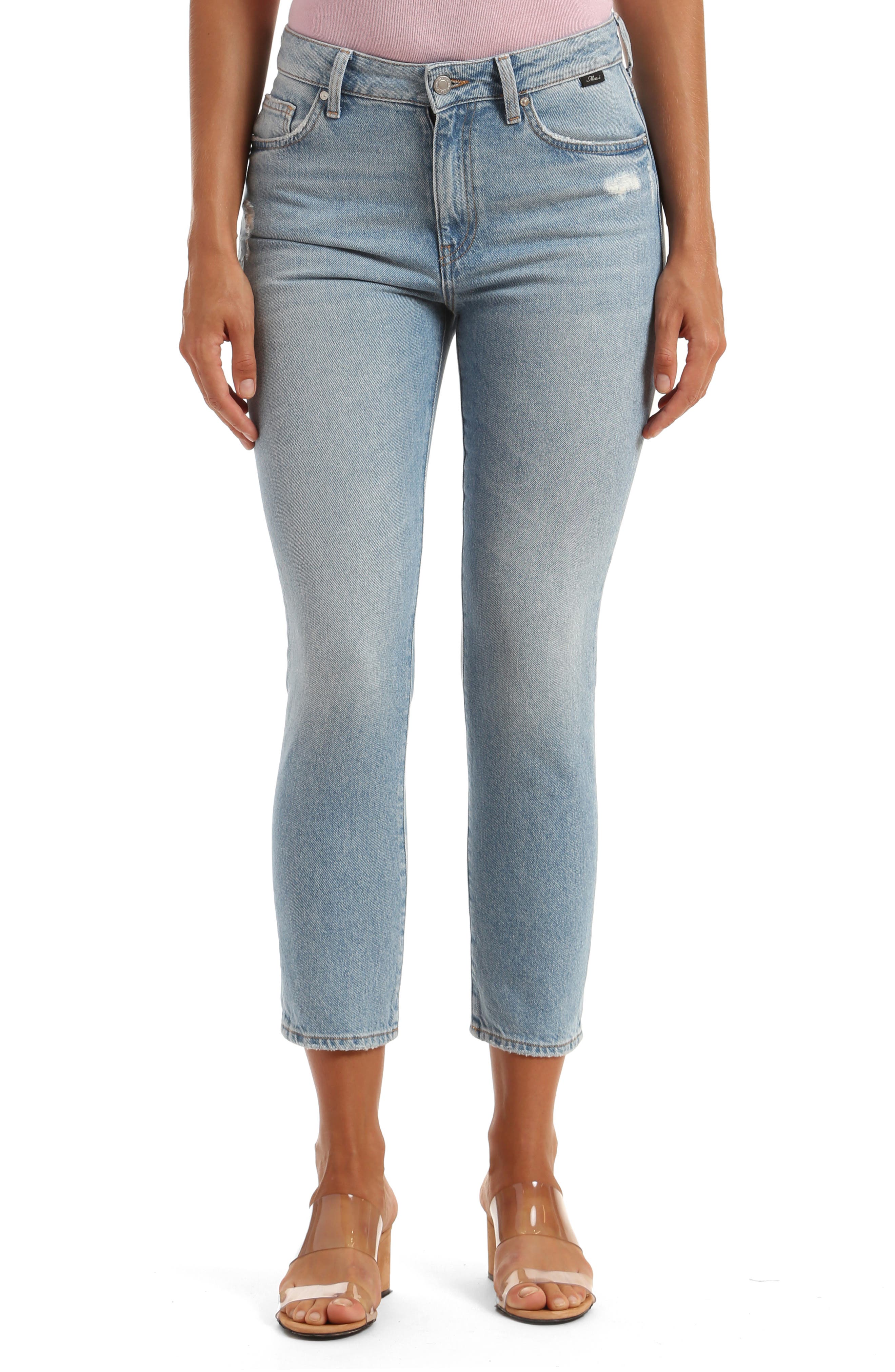Mavi Jeans Distressed High Waist Ankle 