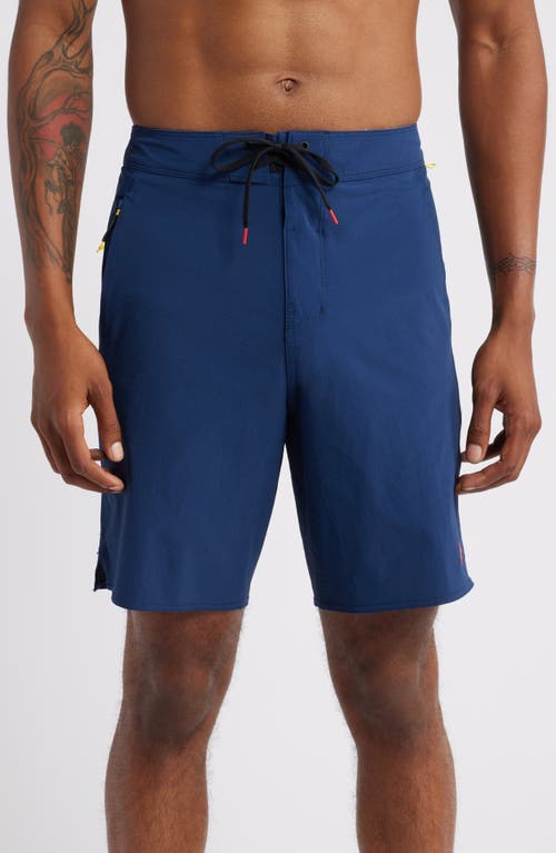 Shop Florence F1 Burgee Cordura® Water Repllent Board Shorts In Dark Navy