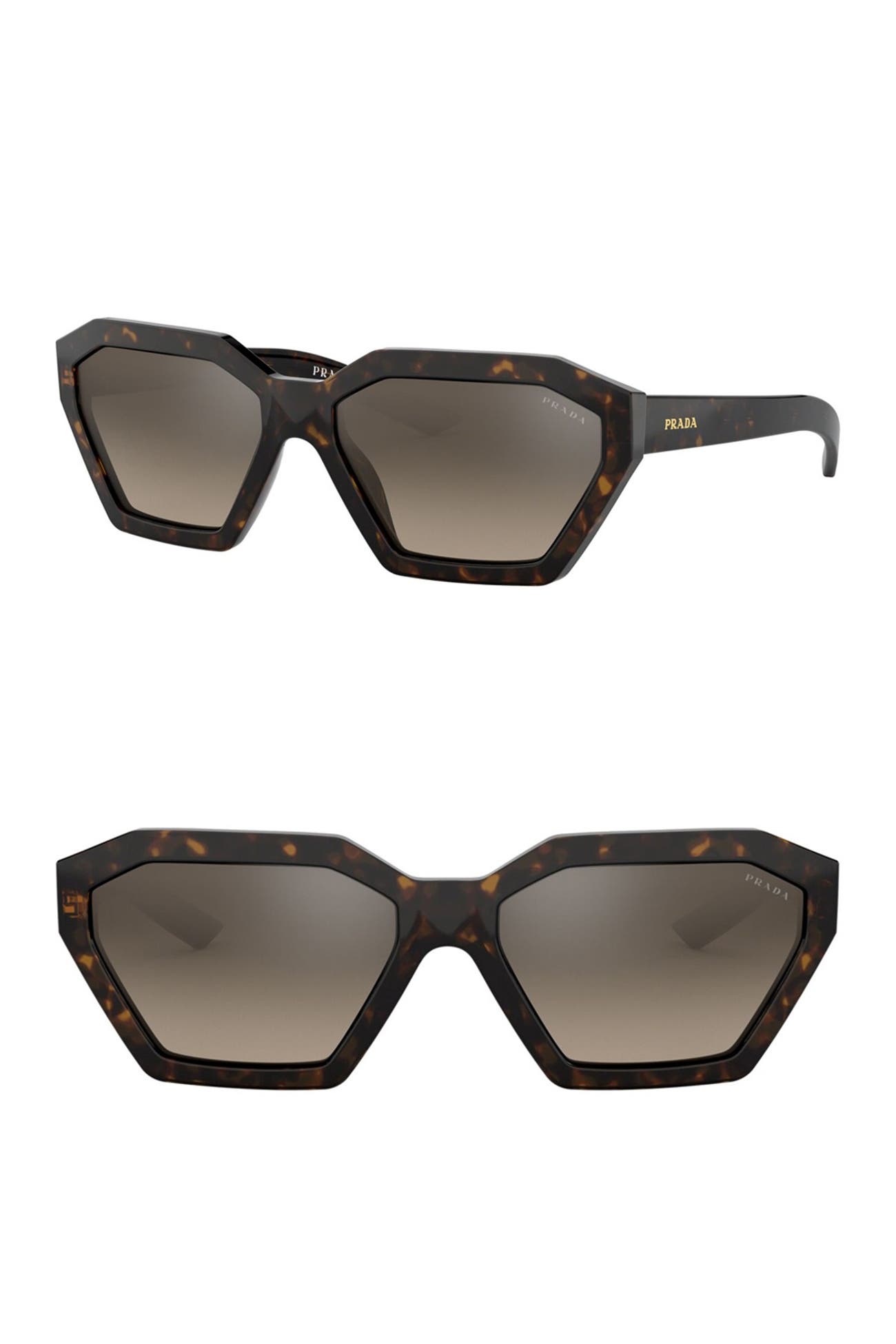 Prada 59mm Geometric Sunglasses Nordstrom Rack