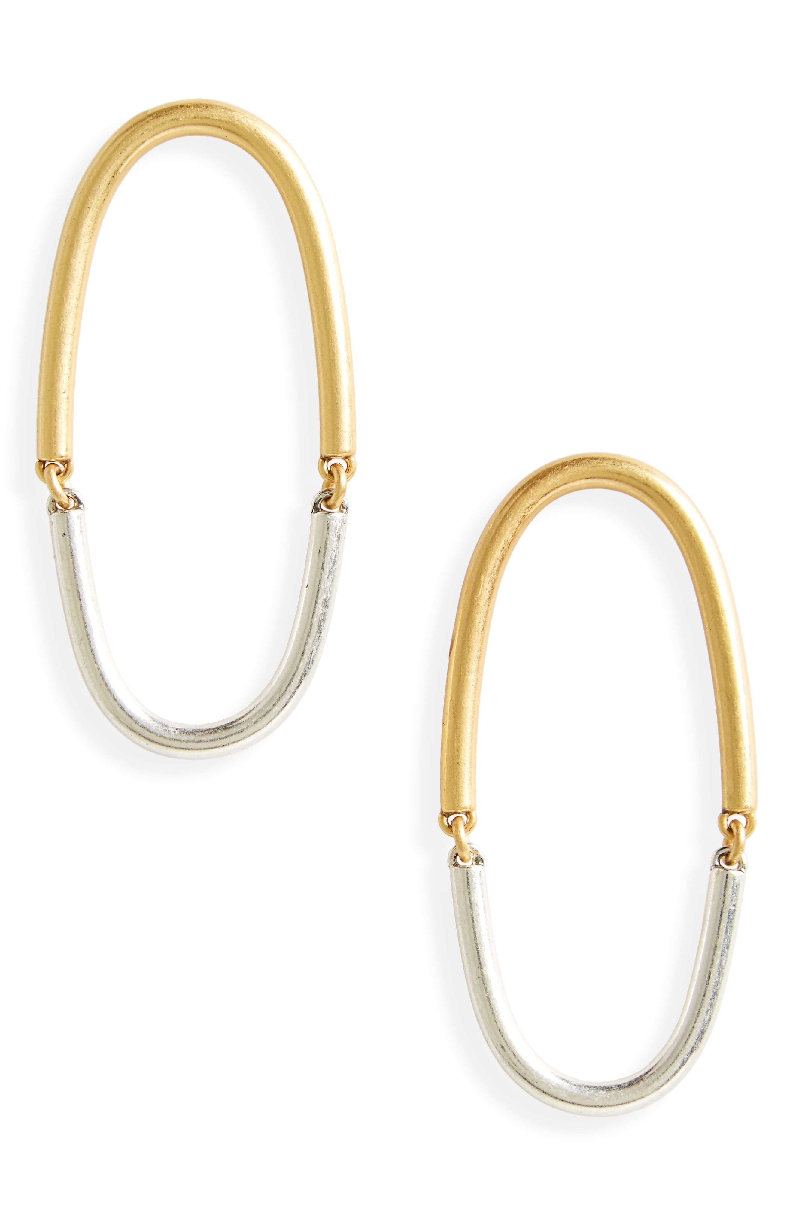 Madewell Hinged Hoop Earrings Nordstrom
