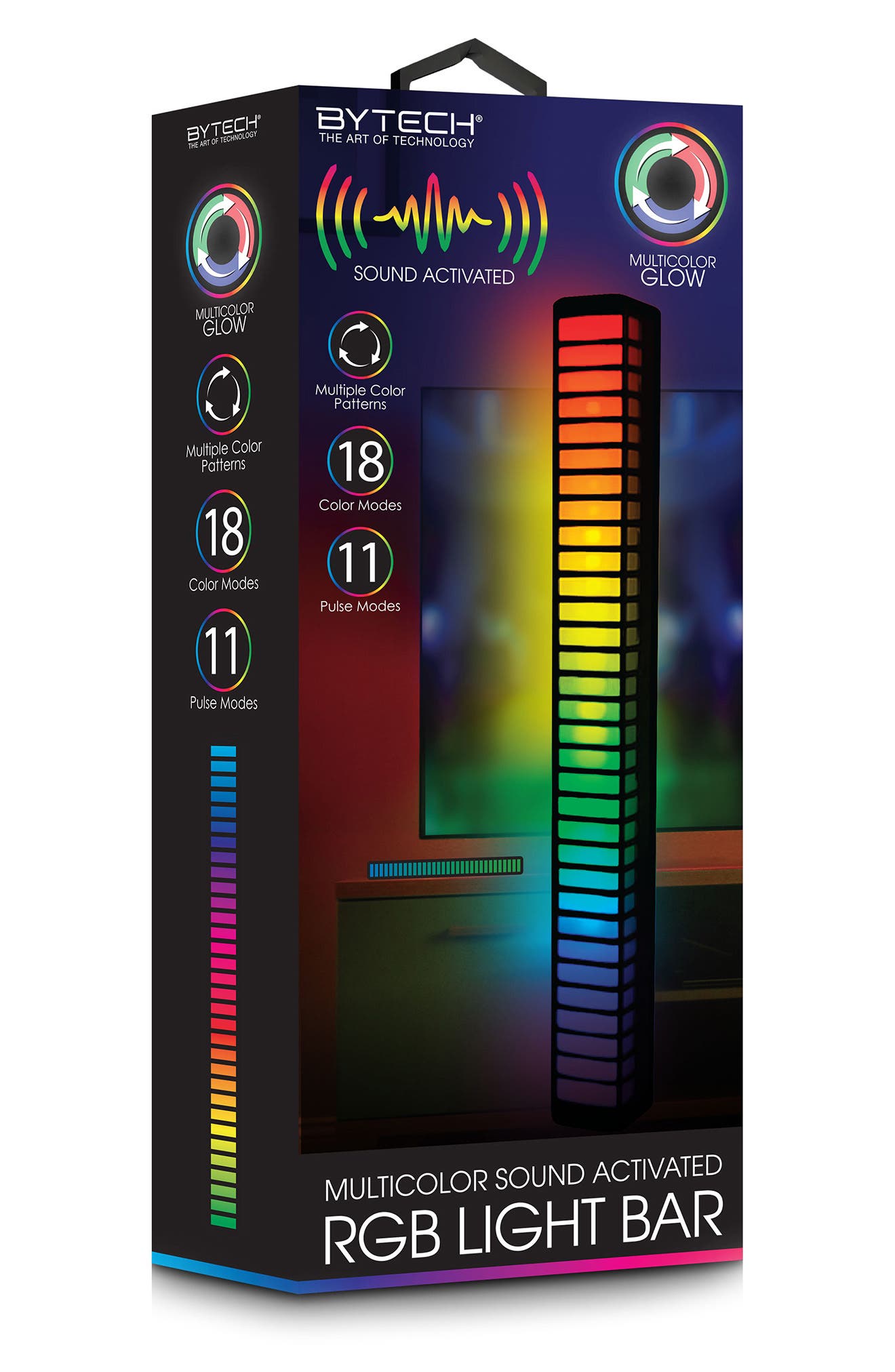 BYTECH LED Multicolor Sound Activated Light Bar Nordstromrack