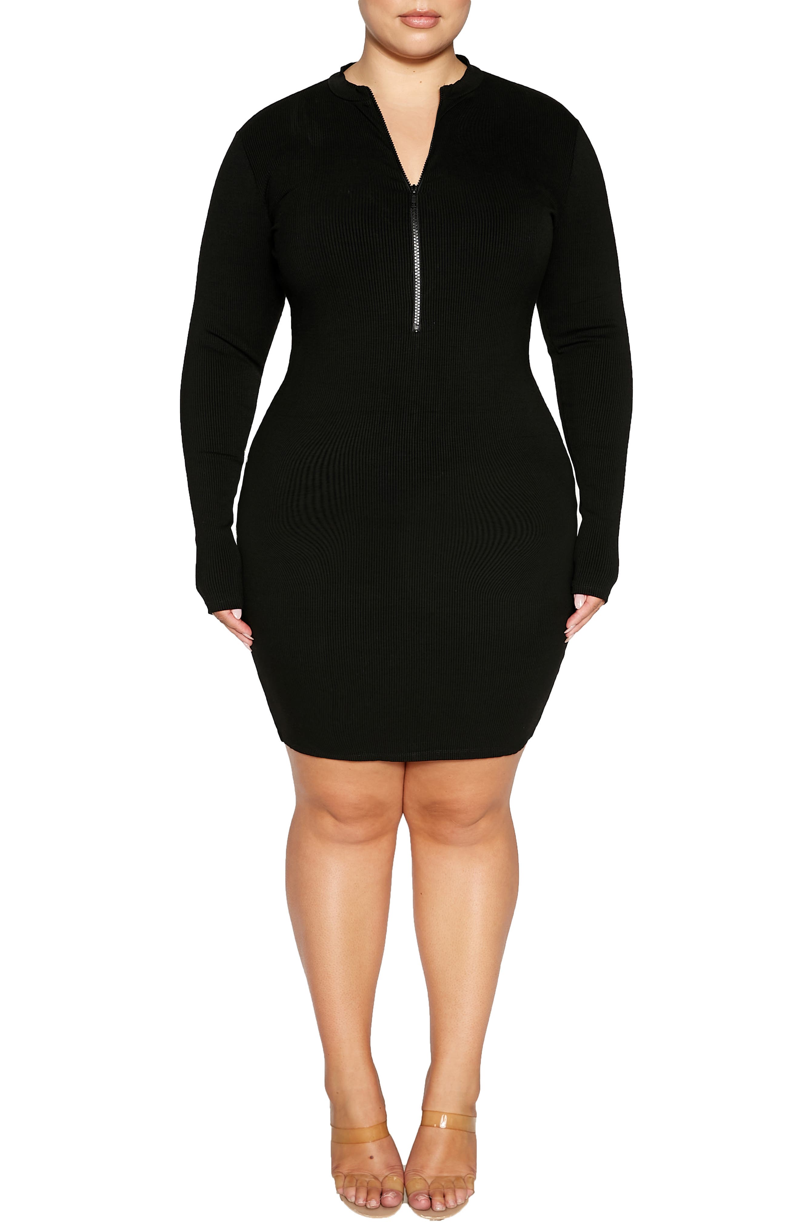 dress with zipper down the back