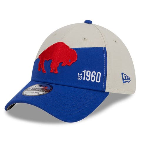 BUFFALO BILLS AFC 2022 SIDELINE CREAM FITTED HAT