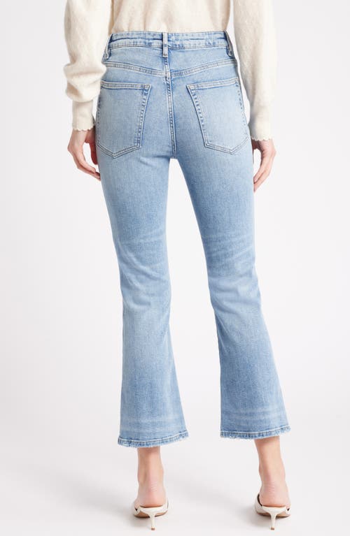 Frame Le Easy Flare Raw Hem Jeans In Whimsy In Whimsy