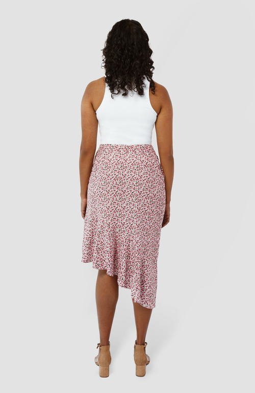 Aam The Label The Cascade  Skirt For Full Hips And Thighs In Pink