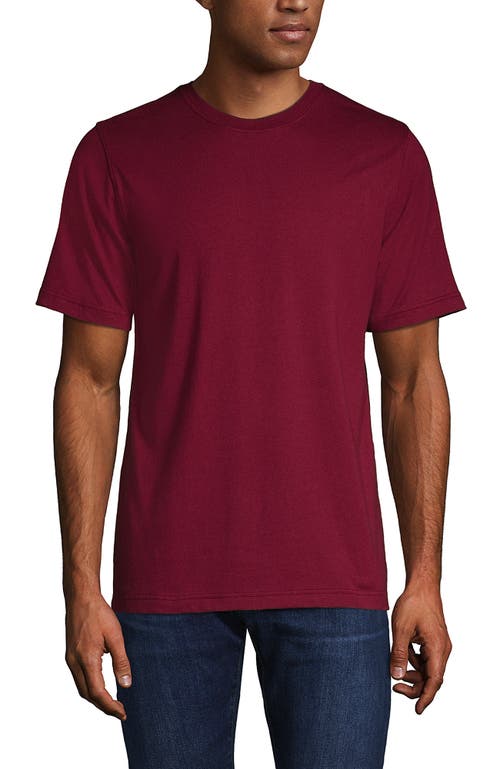 Shop Lands' End Super-t Short Sleeve T-shirt In Rich Burgundy