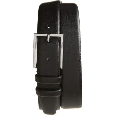 Nordstrom Shop Tristan Leather Belt, Black
