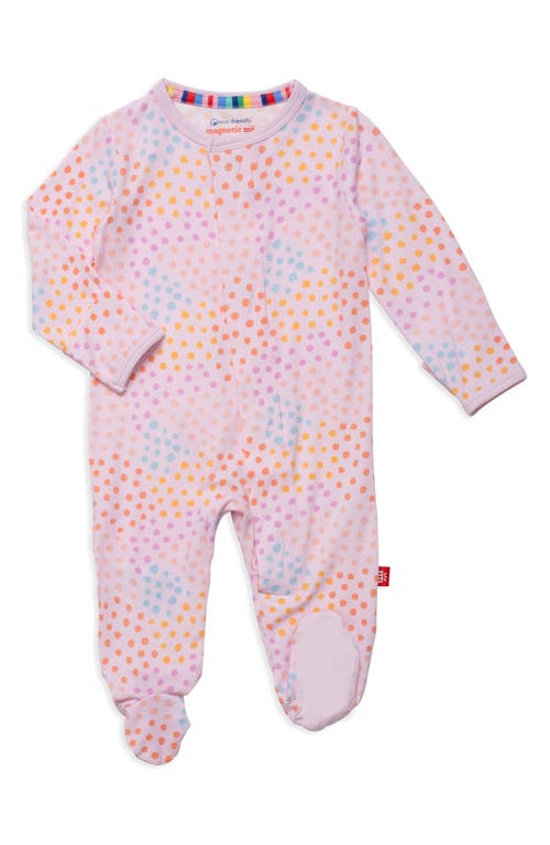 Magnetic Me Pink Sparkle Footie at Nordstrom,