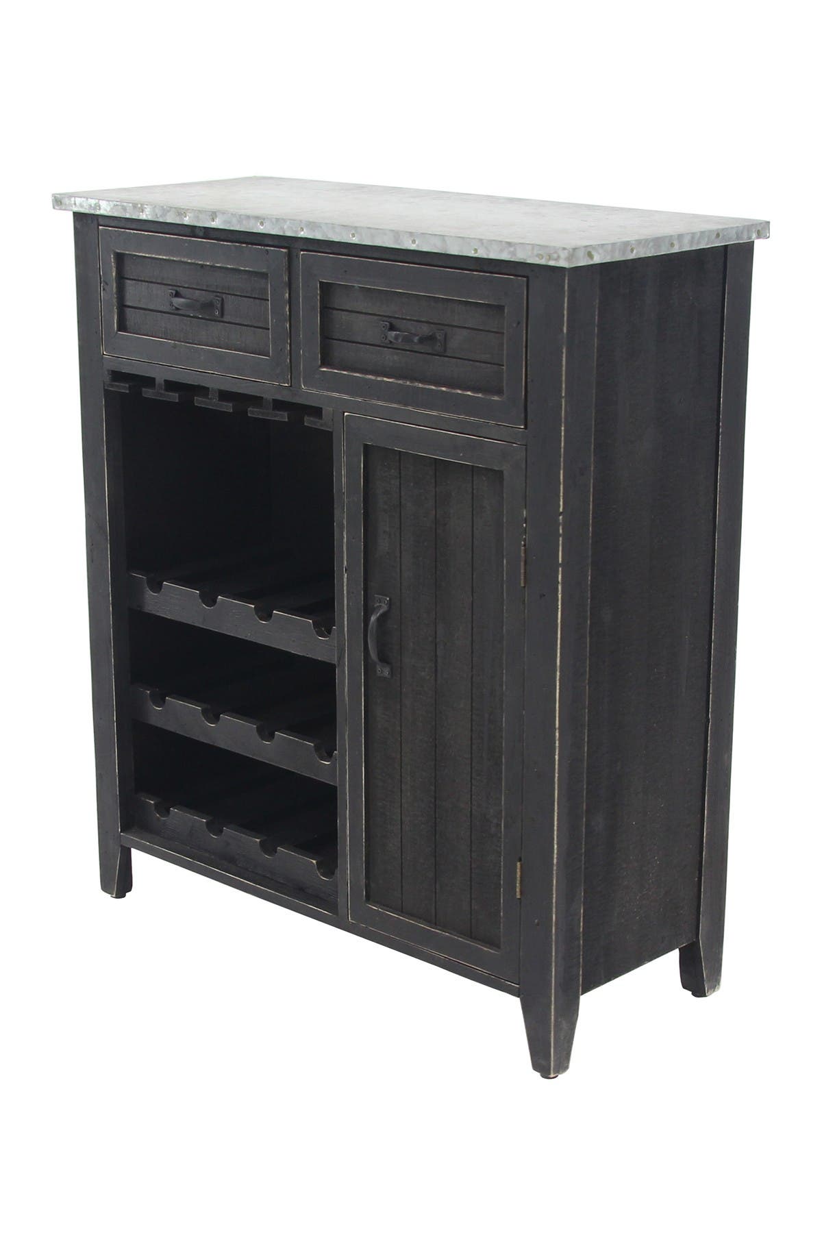 wine storage sideboard on Willow Row Black Wood Wine Rack And Wine Storage Cabinet Nordstrom Rack