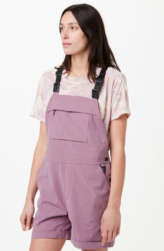 Shop Picture Organic Clothing Foday Water Resistant Short Overalls In Grapeade