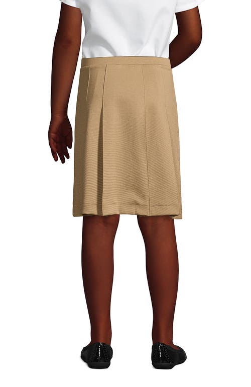 LANDS' END LANDS' END SCHOOL UNIFORM GIRLS PONTE PLEAT SKIRT