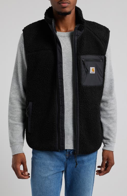 Carhartt Work In Progress Prentis Fleece Vest Liner in Black /Black 