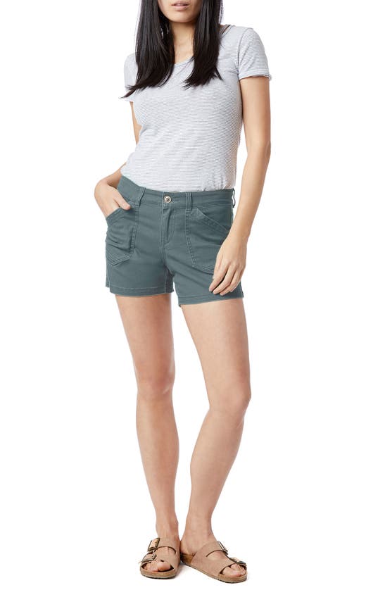 Shop Supplies By Union Bay Alix Twill Shorts In Smokey Spruce