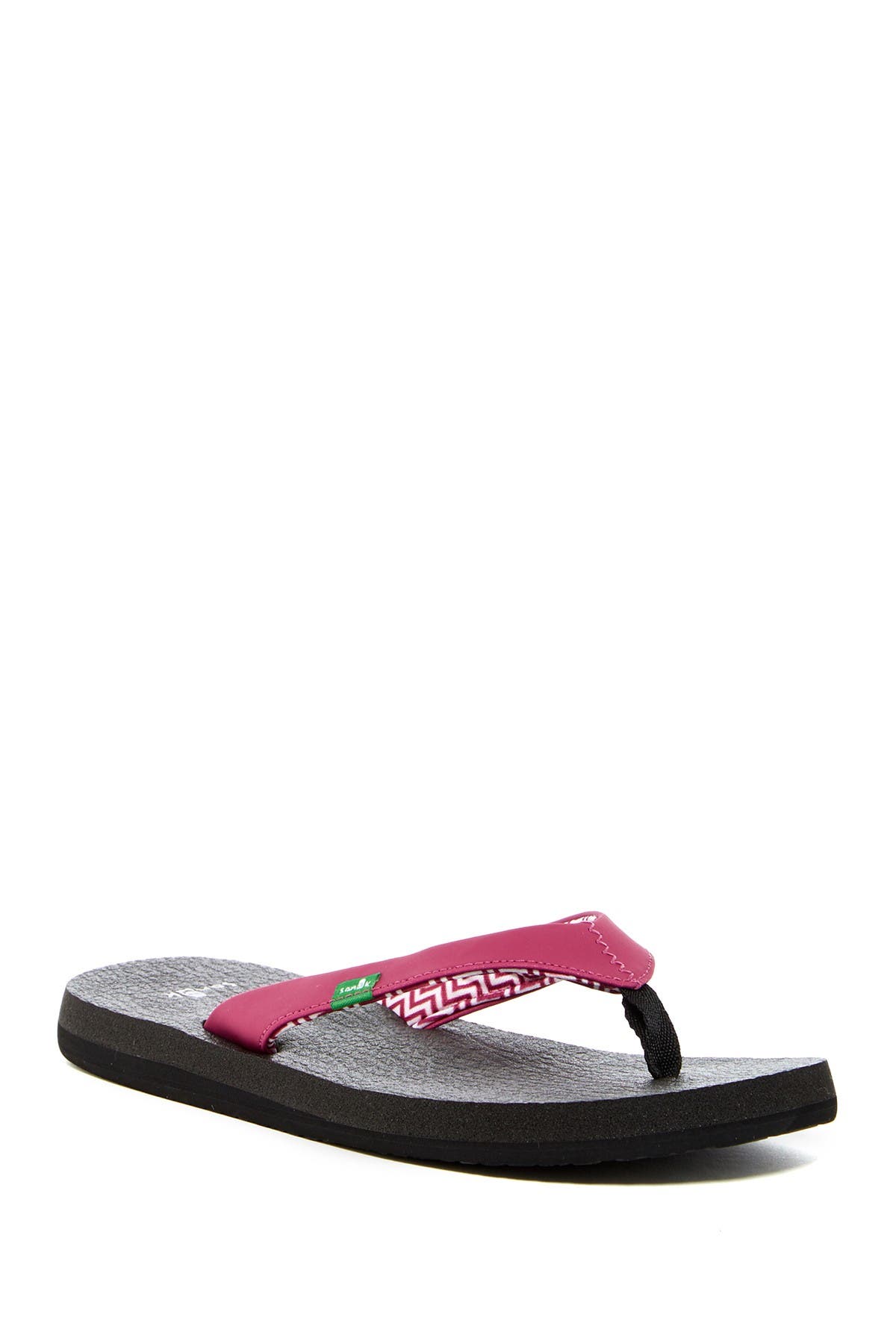 pink sanuk flip flops