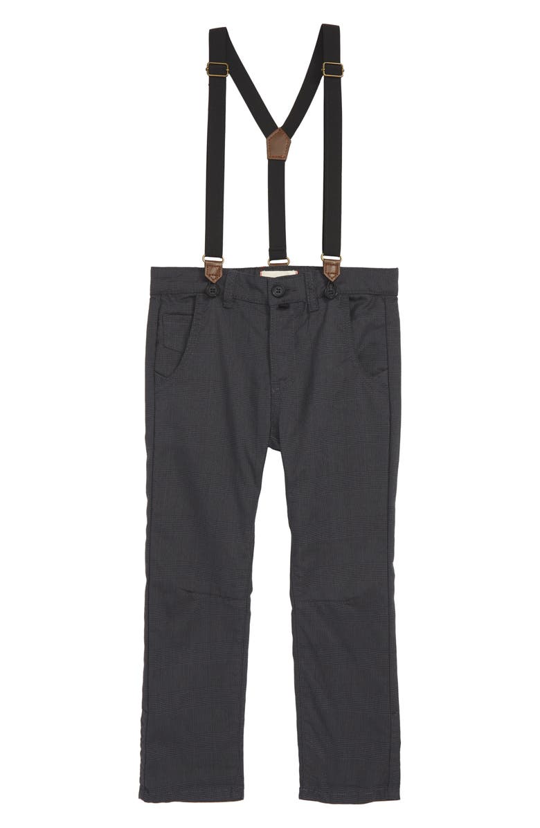Me Henry Plaid Pants With Removable Suspenders Toddler Boys