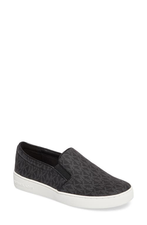 UPC 191261490874 product image for MICHAEL Michael Kors Keaton Slip-On Sneaker in Black Canvas at Nordstrom, Size 5 | upcitemdb.com