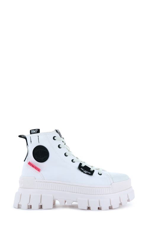 Shop Palladium Revolt Platform Sneaker In Star White/marshmallow