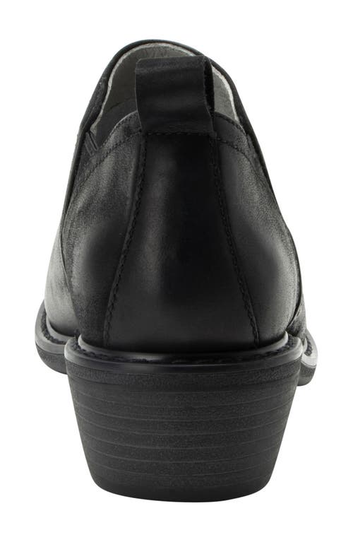 Alegria By Pg Lite Merle Ankle Bootie In Black Burnish