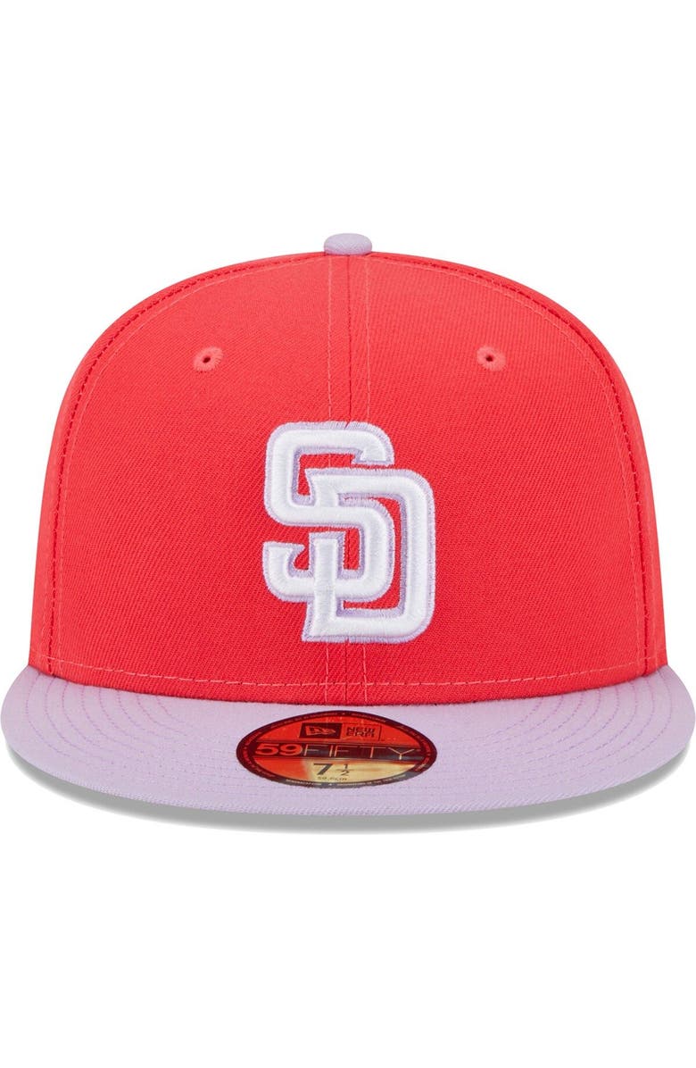 New Era Men's New Era Red/Lavender San Diego Padres Spring Color Two ...