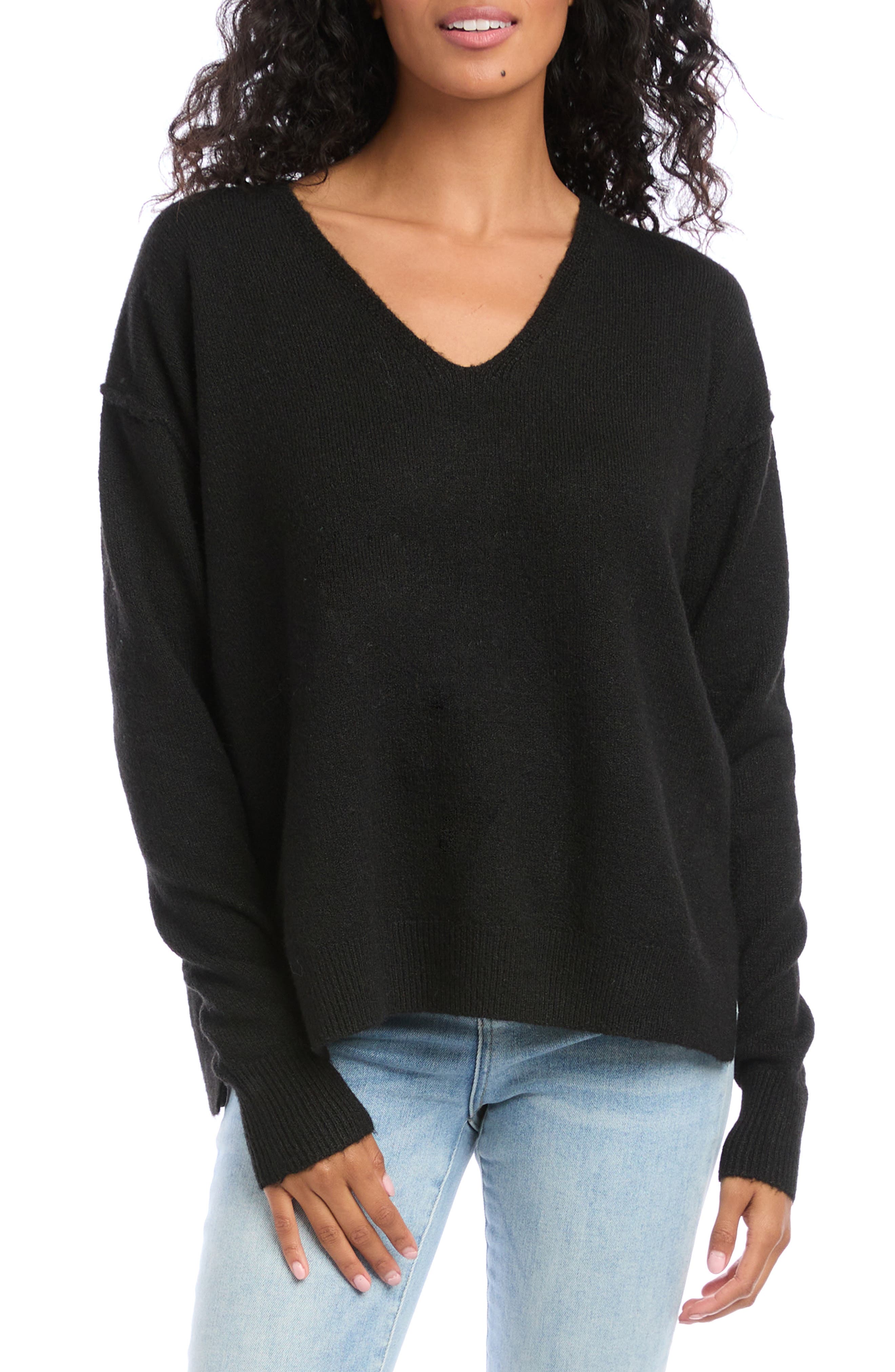 Karen Kane V-Neck Sweater | Nordstrom