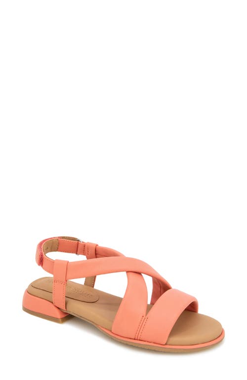 Gentle Souls By Kenneth Cole Heather Slingback Sandal In Crabapple Leather