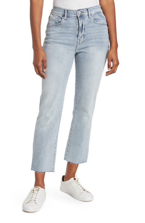 Lela Rose Kensie Jeans The Ella High Rise Straight Leg Pants, Size 6
