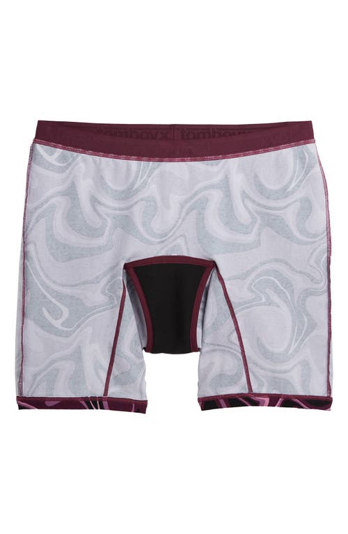 Shop Tomboyx First Line Stretch Cotton Period 9-inch Boxer Briefs In Go With The Flow