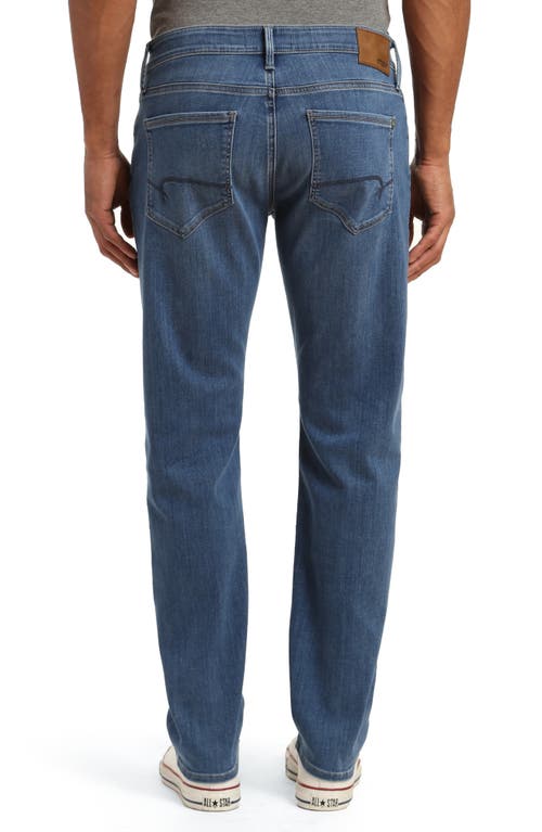 Shop Mavi Jeans Marcus Slim Straight Leg Jeans In Mid Brushed Supermove