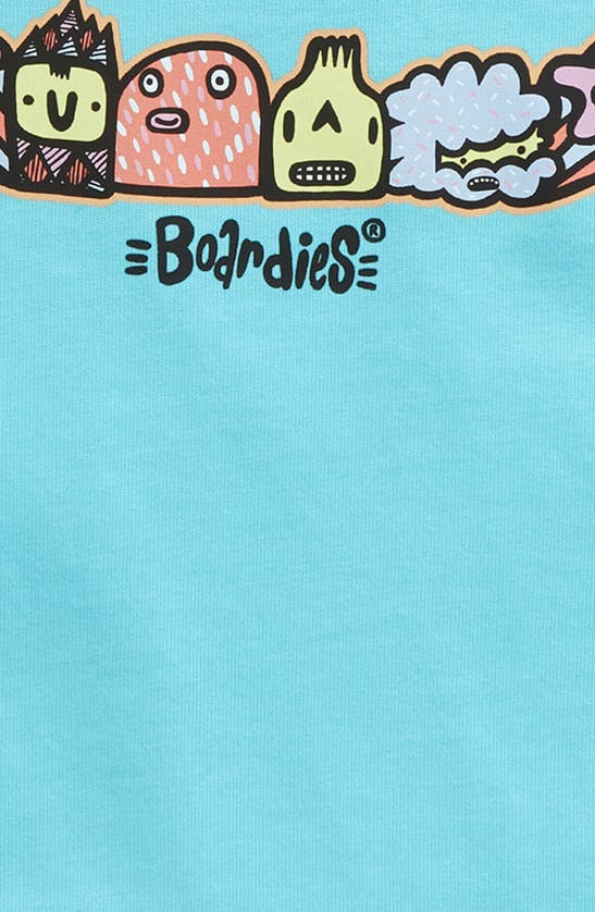 Boardies Kids' Monsters Organic Cotton Graphic T-shirt In Blue