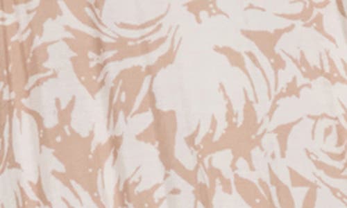 Renee C Abstract Dress In Taupe