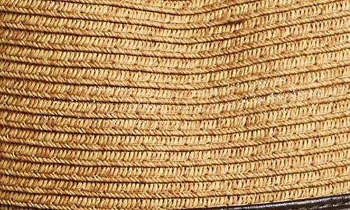 San Diego Hat Pinched Crown Straw Sun Hat In Coffee
