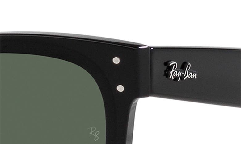 Ray Ban Reverse Wayfarer 53mm Square Sunglasses In Black