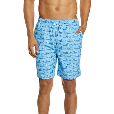 Peter Millar Gulf Stream Swim Trunks, Blue