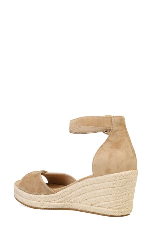 Pelle Moda Kove Espadrille Wedge Sandal In Latte/beige
