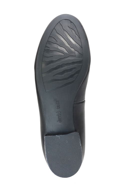 David Tate Omega Flat In Black Lamb