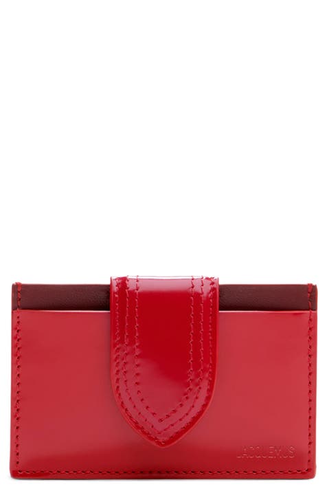 Red Wallets & Card Cases for Women