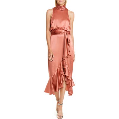 Cinq A Sept Silk Dress, Pink