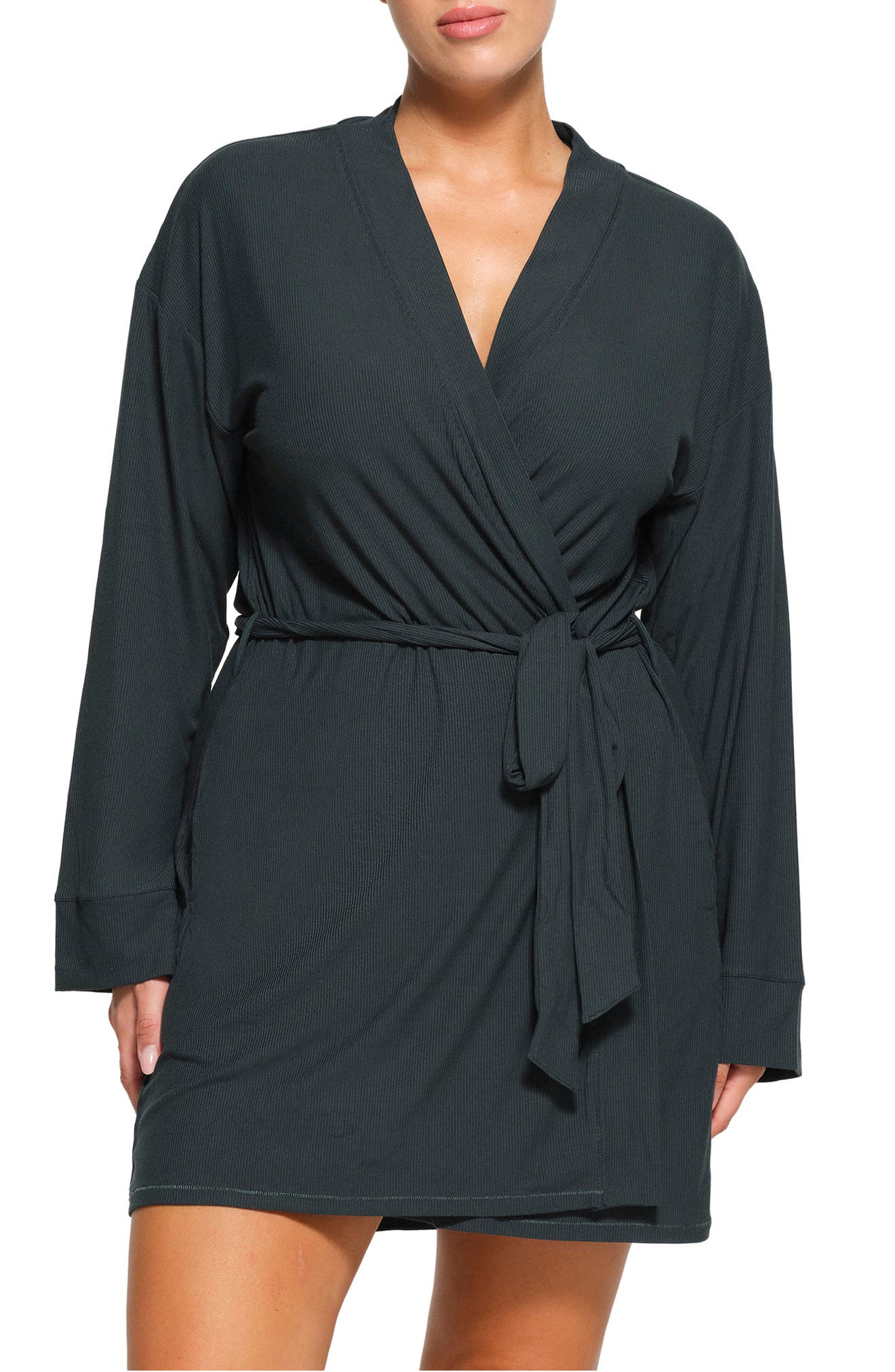 SKIMS Soft Lounge Rib Stretch Modal Robe | Nordstromrack