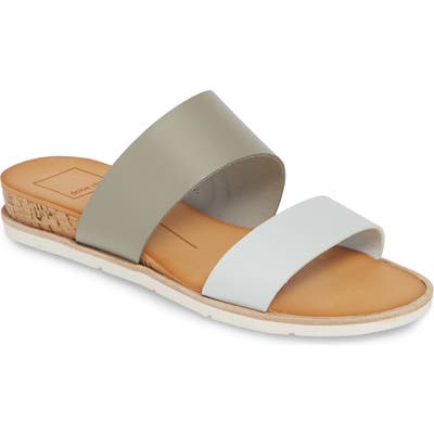 Dolce Vita Vala Wedge Slide Sandal, Grey
