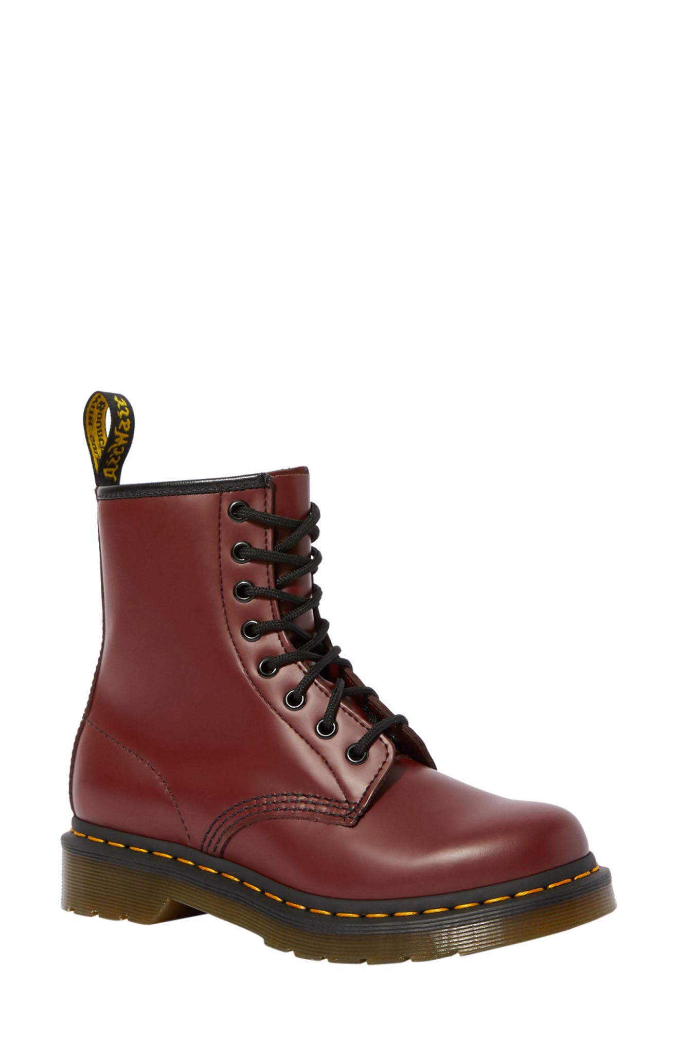 doc martens womens maroon