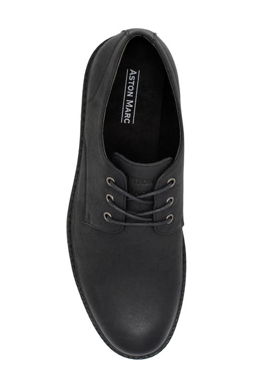 Aston Marc Manti Lug Sole Derby In Black