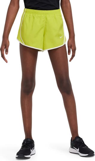 Nike Girl's Dry Tempo Shorts Swoosh (Little Kids/Big Kids) Tropical  Twist/White/Sunset Pulse/White LG (14 Big Kid): Clothing, Shoes & Jewelry 