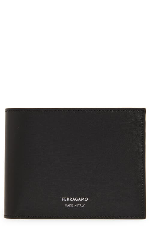 FERRAGAMO Classic Leather Bifold Wallet in Nero at Nordstrom